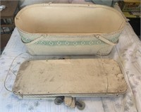 Vintage Portable Crib w/ Roller