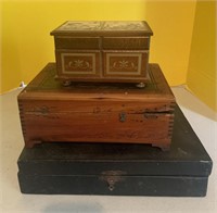 Vintage Music Box & Other Boxes