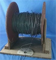 Reel of electric fencing wire