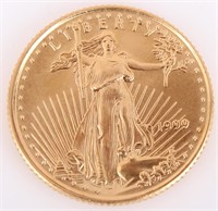 1999 AMERICAN EAGLE 1/10 OZ FINE GOLD COIN