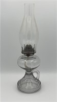 1911 flint glass 15" finger oil lamp