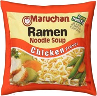 Ramen Noodle Soup Throw Pillow Covers 18''X18''