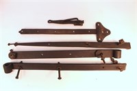 Lot, barn door straps and hardware
