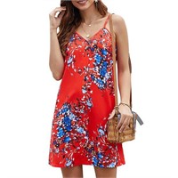 Large  Sleeveless Blouse Shirt Dress Women Loose