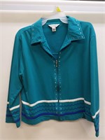 Blast studio size Medium petite zip up jacket