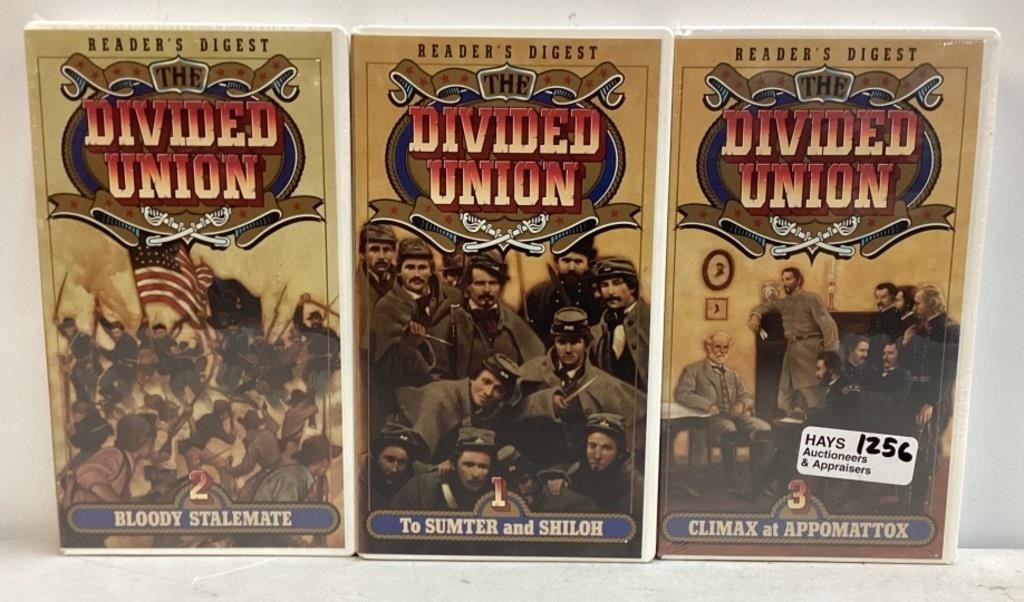 (3) Readers Digest The Divided Union VHS Coll.