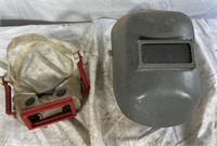 Welding, mask, and welding as shield without eye