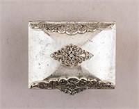 Italian Vintage Silver-plated Jewelry Box