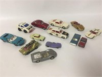 Lot of 13 Toy Cars,  Ea 2.5 - 4.5"