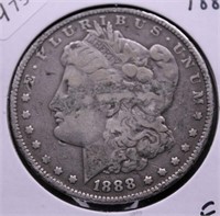 1888 MORGAN DOLLAR F