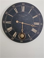 Large Round Wooden Wall Clock