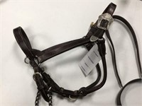 leather show halter