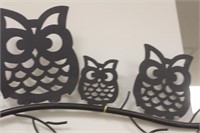 Metal Owl Wall Hanger