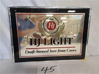 HJ Light Framed Sign Plastic