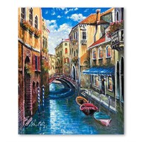 Anatoly Metlan, "Venice" Hand Signed Limited Editi