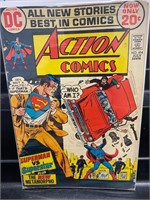 Vintage Action Comics Superman Comic Book #414