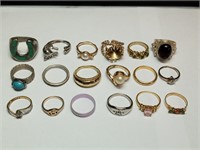 OF)  Lot of assorted rings