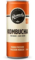 NEW (12pk) Remedy Raw Organic Kombucha Tea