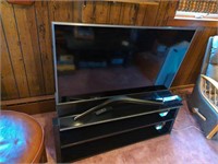 Samsung 50" flat panel TV with stand