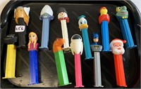 12 Vintage Pez Candy Dispensers( no candy)