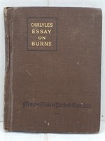 1921 Carlyle's Essay on Burns