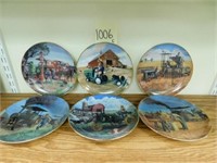 6 Farmland Memories Danbury Mint Farm Scene -