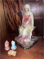 C. 1920 Delin Freres Paris Chalkware Figurine