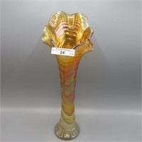 Imp. Ripple vase-12.75" mari. w/side spout