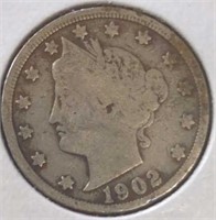 1902 Liberty Head V nickel