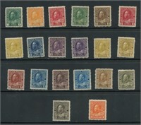 Canada 1911-1925 #104-#122 Admiral Collection