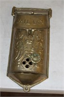 Brass mail box