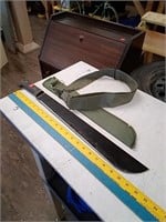 18 inch machete with case