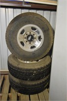 3- Yokohama Geolandar Tires with Rims