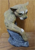 Cougar statue figurine lightweight resin