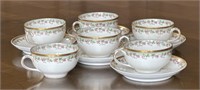 Haveiland Porcelain Cups & Saucers