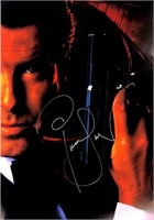 Pierce Brosnan Autograph James Bond 007 Poster