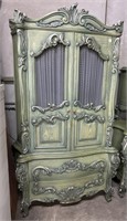 Green Detailed Armoire