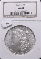 1901 O NGC MS64 MORGAN DOLLAR