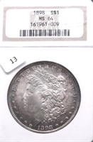 1898 NGC MS64 MORGAN DOLLAR