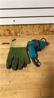 3/8" MaKita Drill and Welding Gloves