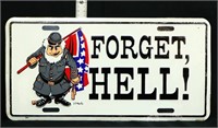 Forget, Hell! vanity plate