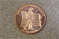 One Ounce Copper Round