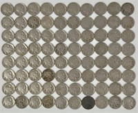 Lot of 80 U.S.Buffalo Nickels