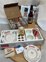 Coors Ashtrays, Glasses and other Breweriana