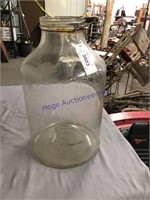 LARGE GLASS JAR, APPROX 5 GALLON SIZE