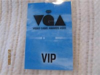 Ticket Pass VGA Video Game Awards VIP 2010