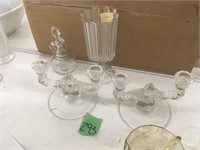 vintage candle stick holders & more