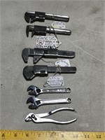 4" Adj. Wrenches- Charles Hall, Buckeye, etc.