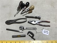 Sm. Tools- Adj. Wrenches, Screwdrivers, C-Clamp