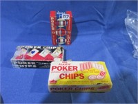 poker chips .